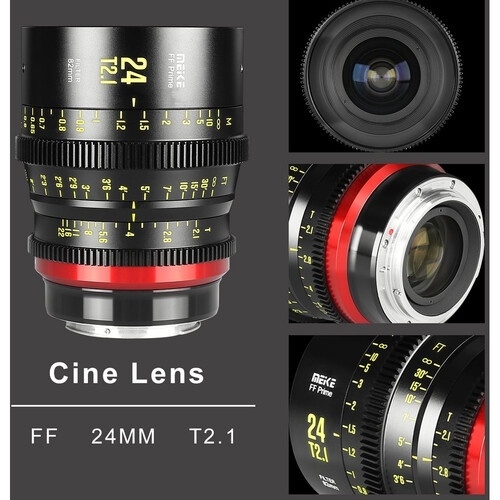 Lens MEIKE 16mm T2.2 Manual Focus Cine Lens for M4/3