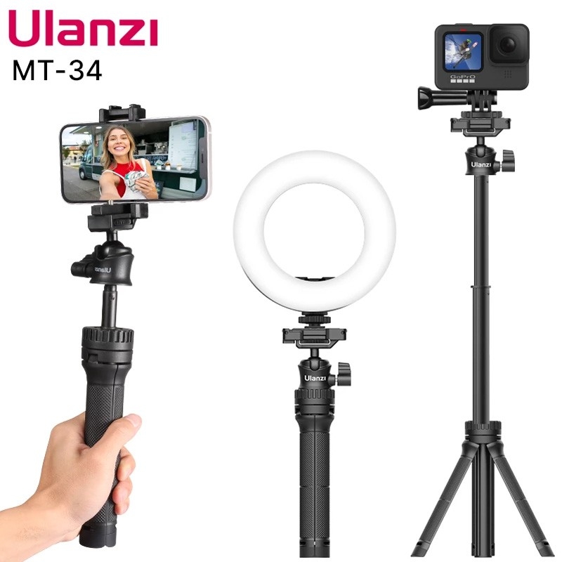 ULANZI MT-34 SELFIE STICK VLOG TRIPOD ULANZI MT-34 SELFIE STICK VLOG TRIPOD