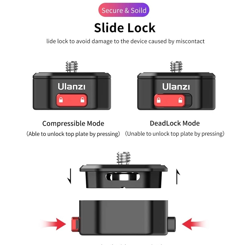 ULANZI CLAW QUICK RELEASE SET SKU:1905