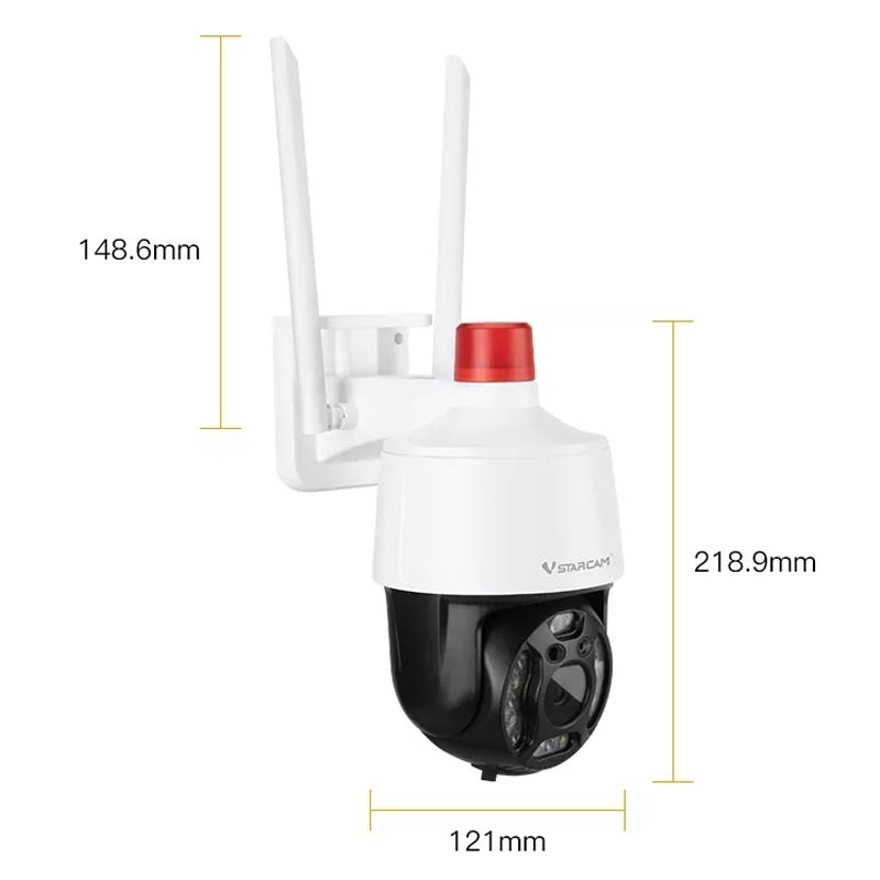 VSTARCAM CG668 4G LTE SIM 3.0MP H.264+ IP Camera