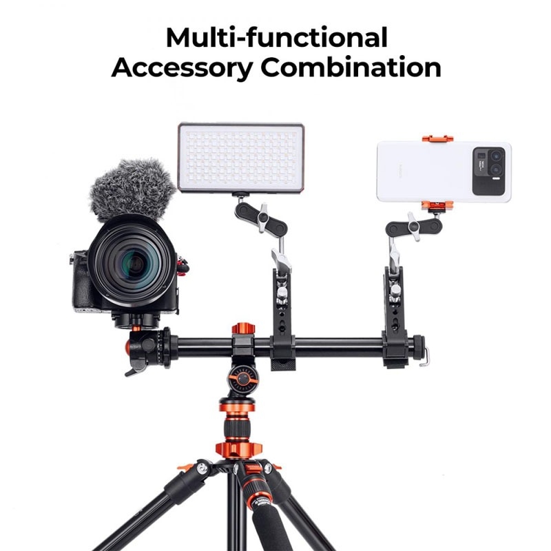 K&F Concept MT-01 mini Tripod Grey Aluminium  ขาตั้งกล้อง