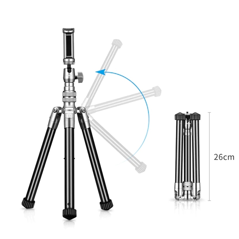 ULANZI SK-04 Aluminum Alloy Selfie Stick Tripod for Live Streaming