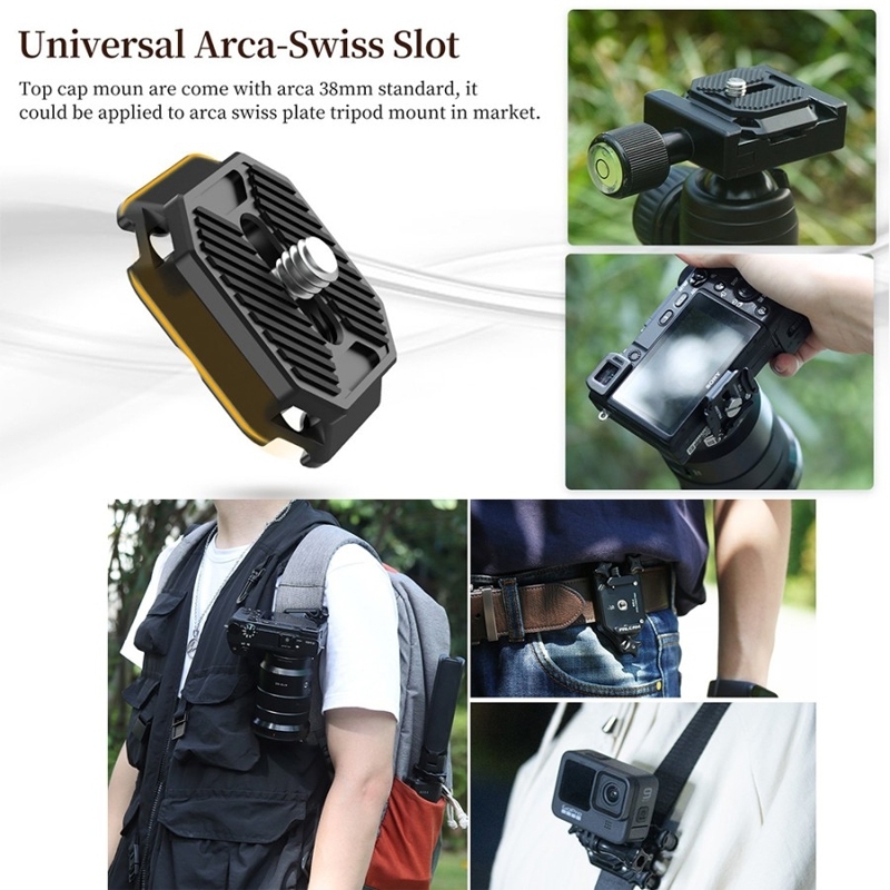 ULANZI Falcam F38 Camera Quick Release Backpack Strap Clip 