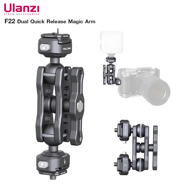 ULANZI F22 Dual Quick Release Magic Arm