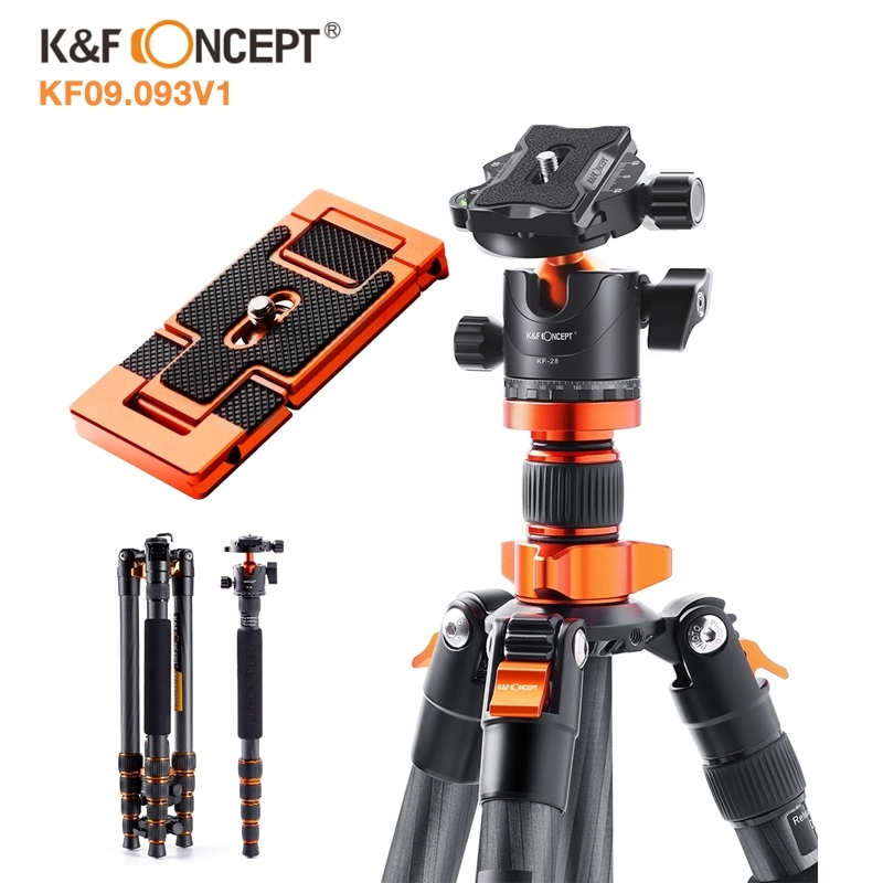 K&F CONCEPT KF09.093 (D255C4) Carbon Monopod Camera Tripod with 360 Degree Ball Head K&F CONCEPT KF09.093 (D255C4) Carbon Monopod Camera Tripod with 360 Degree Ball Head