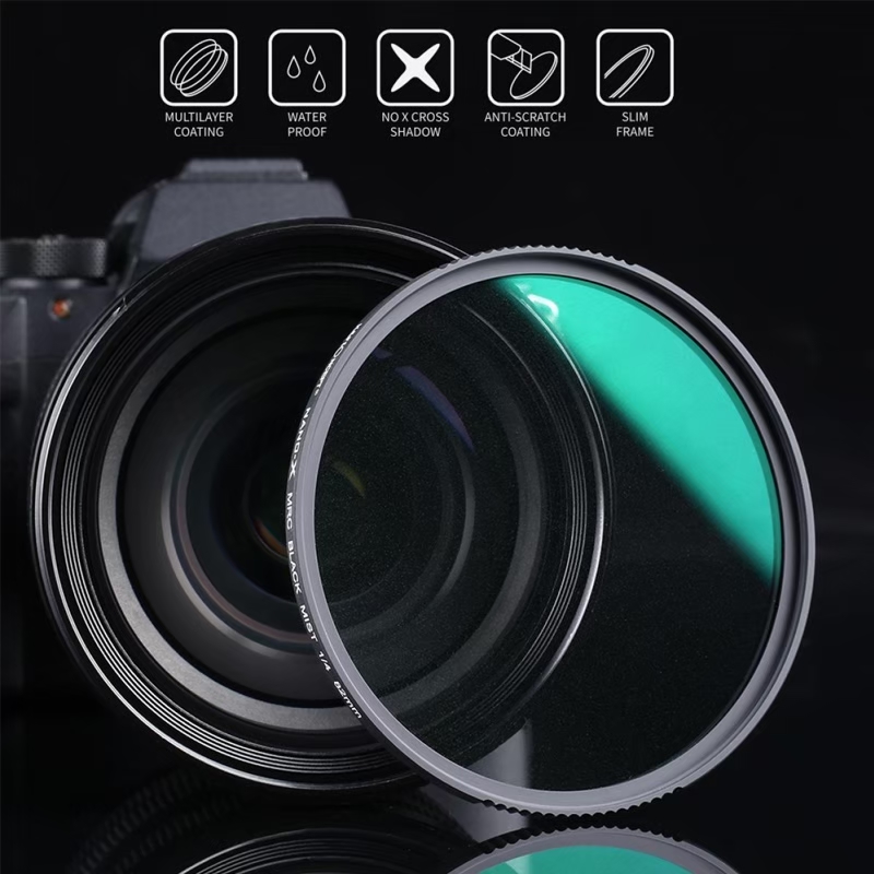 K&F Concept NANO-X Black Diffusion 1/4 Filter 77mm 