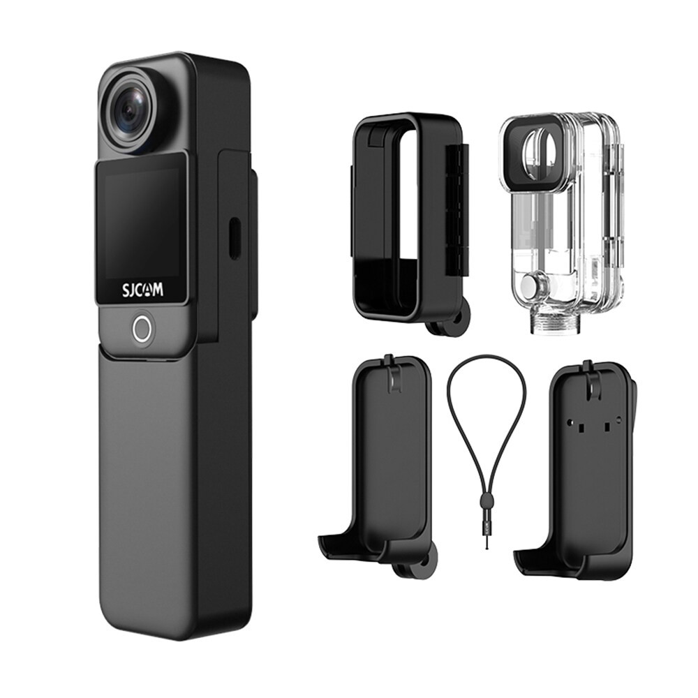 SJCAM C300 4K Dual Touchscreen Action Camera (แบต2+แท่น)