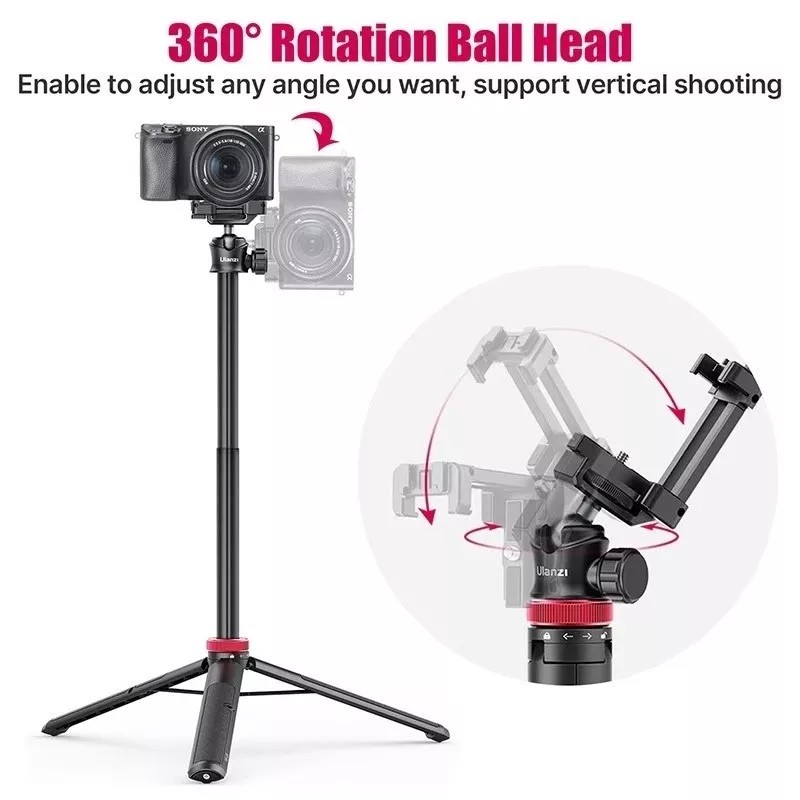 ULANZI EXTENDABLE VLOG TRIPOD MT-44 BLACK