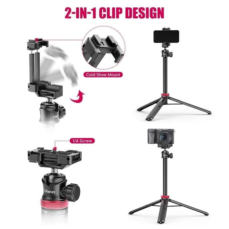 ULANZI EXTENDABLE TRIPOD GO-QUICK II SKU:3113