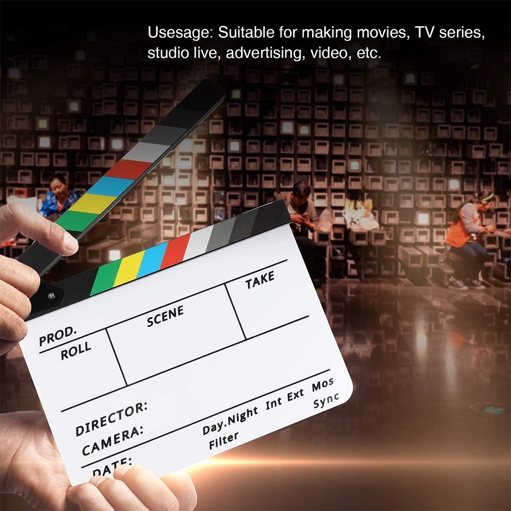 FILM SLATE FOR VIDEO / MOVIE FILM PRODUCTIONS (DIRECTOR CARD)