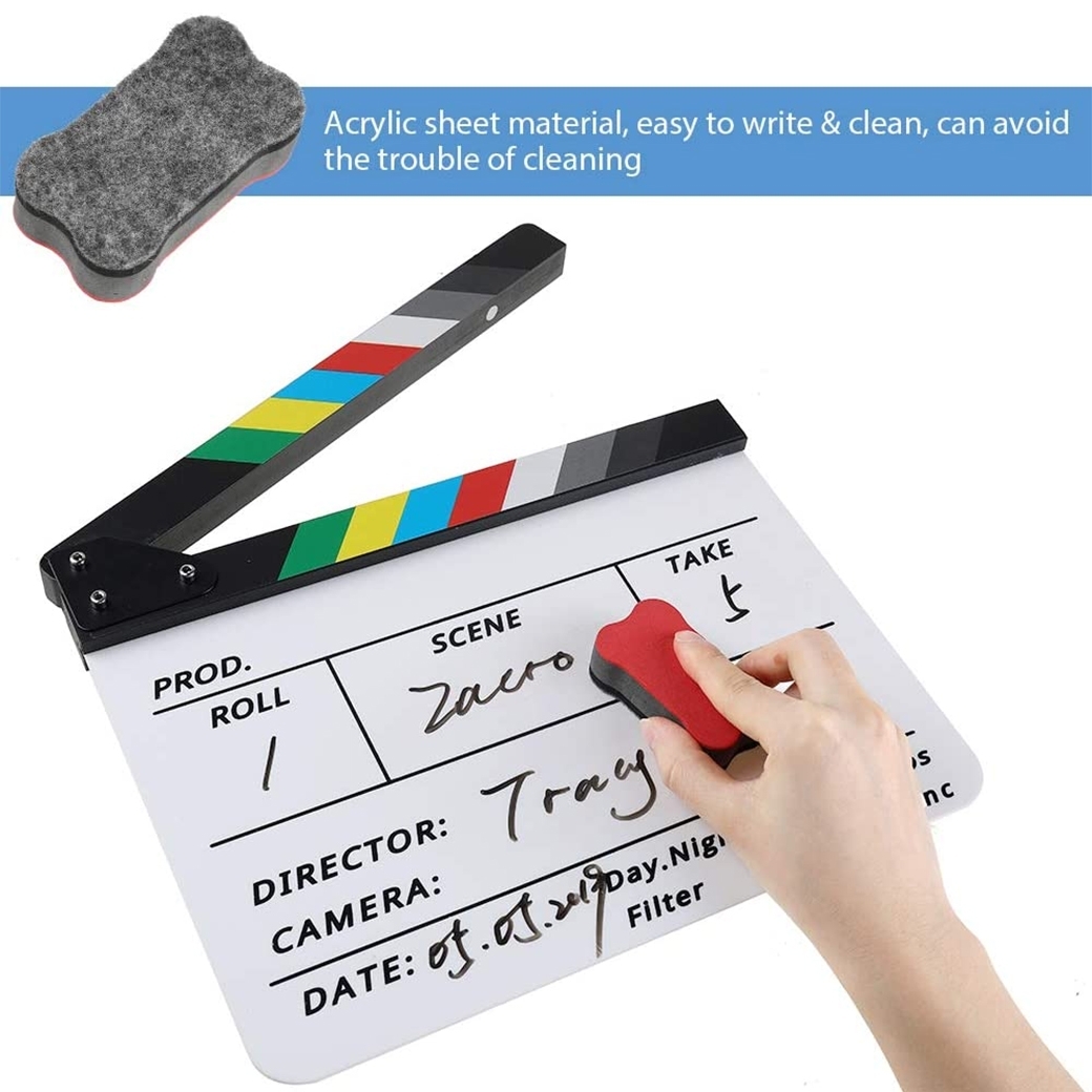 FILM SLATE FOR VIDEO / MOVIE FILM PRODUCTIONS (DIRECTOR CARD)