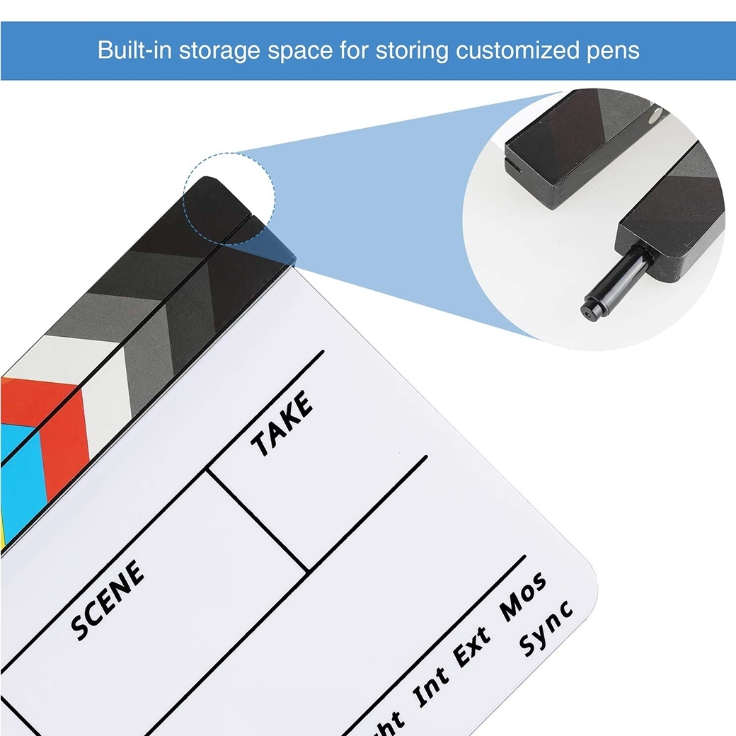 FILM SLATE FOR VIDEO / MOVIE FILM PRODUCTIONS (DIRECTOR CARD)