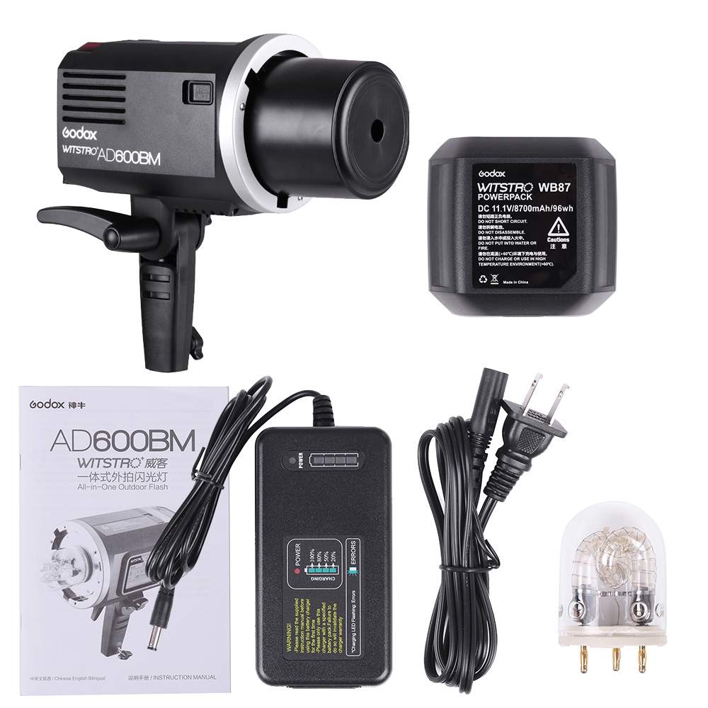 Godox AD600BM WITSTRO 2.4GHZ Manual Studio Flash Strobe Light (BOWENS)