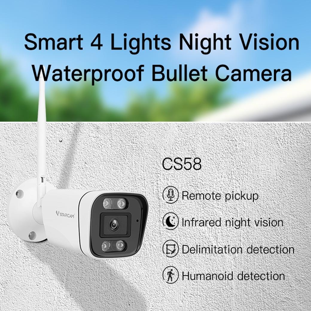 VSTARCAM CS661 HD 1296P 3.0MP H.264+ WiFi IP Camera