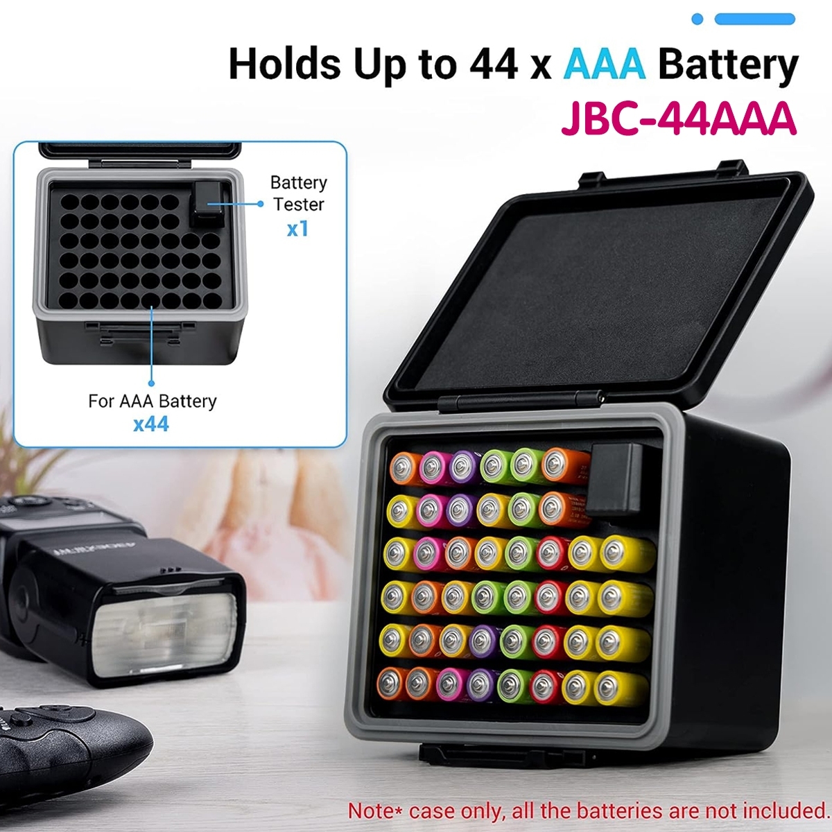 JJC BATTERY CASE JBC-44AAA JJC BATTERY CASE JBC-44AAA