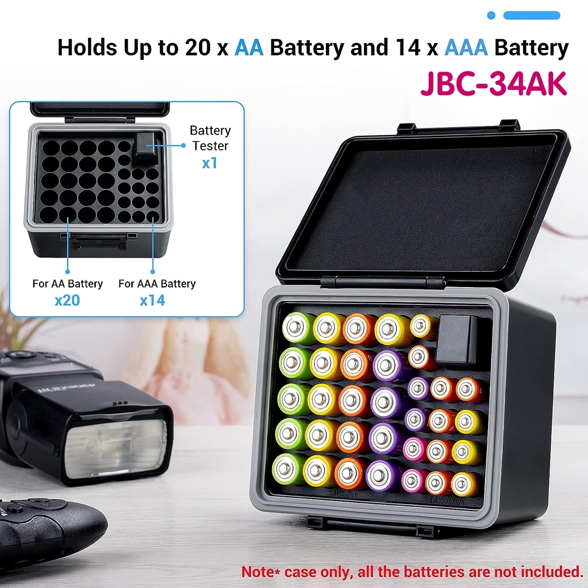 JJC BATTERY CASE JBC-34AK