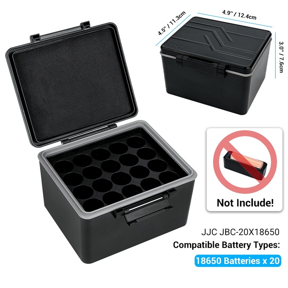 JJC BATTERY CASE JBC-20X18650