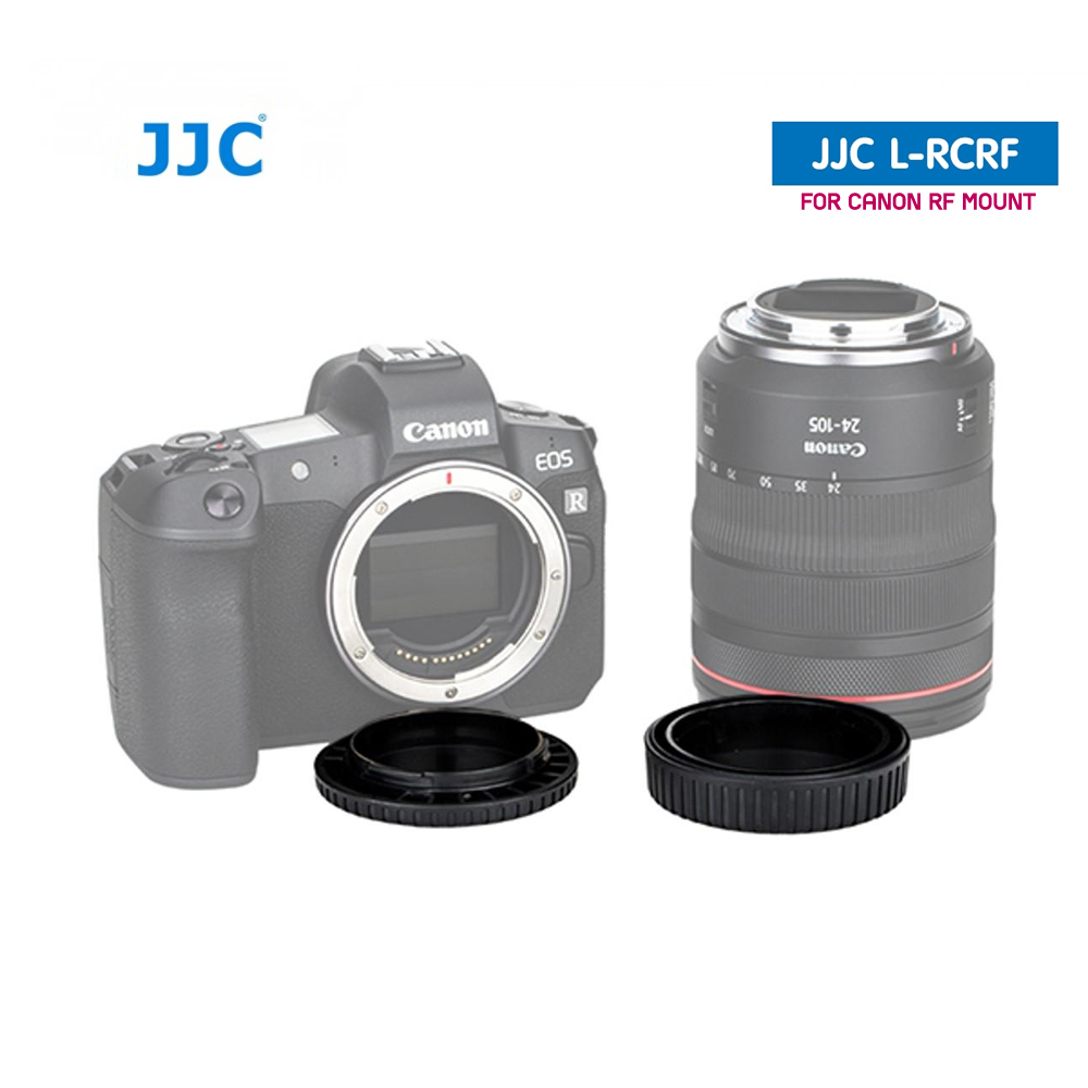 JJC L-RCRF Rear Lens and Body Cap Cover for Canon RF Mount