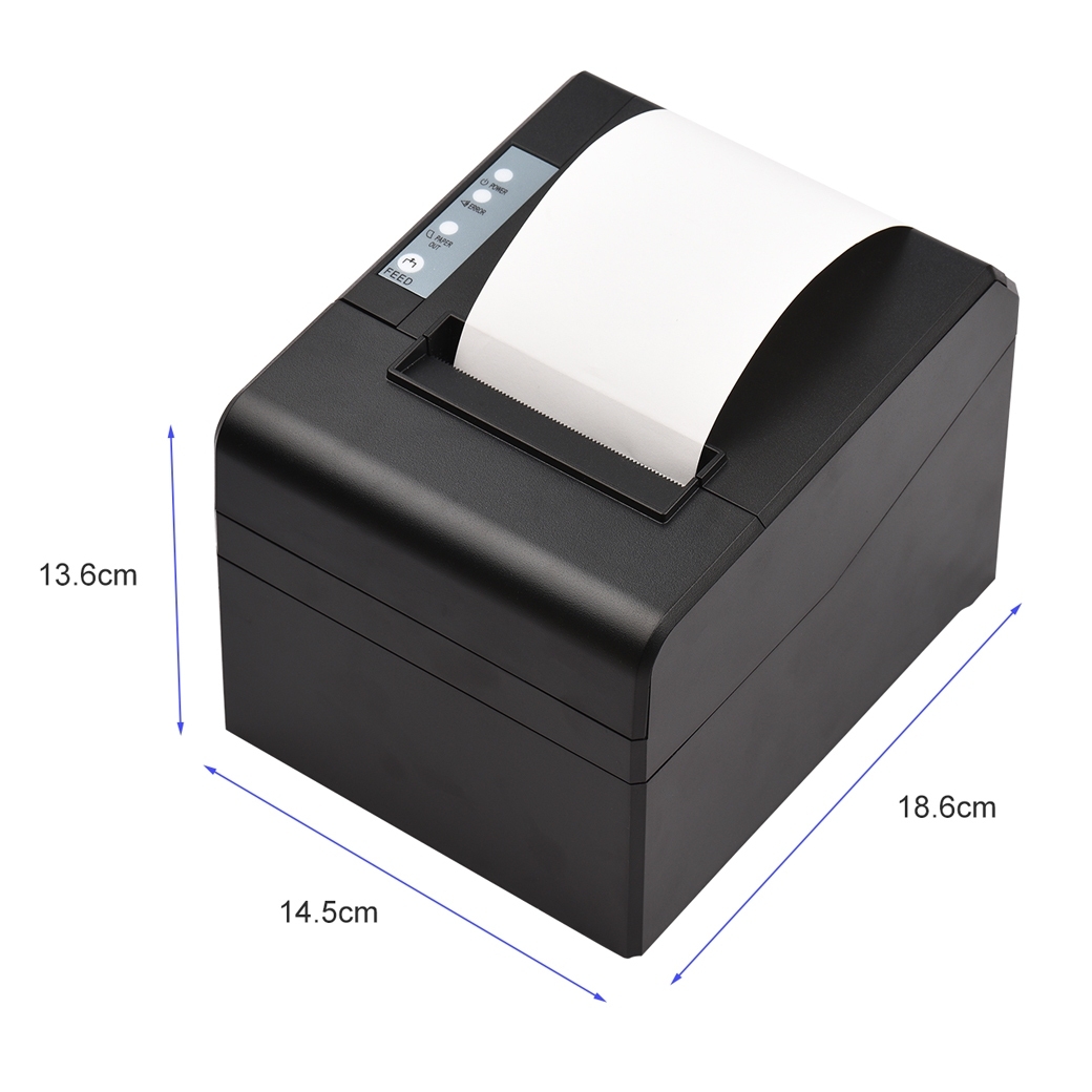 Xprinter Thermal 8330 Pos 80 มม.ไม่ใช้หมึก เครื่องพิมพ์ใบเสร็จ (USB-LAN)