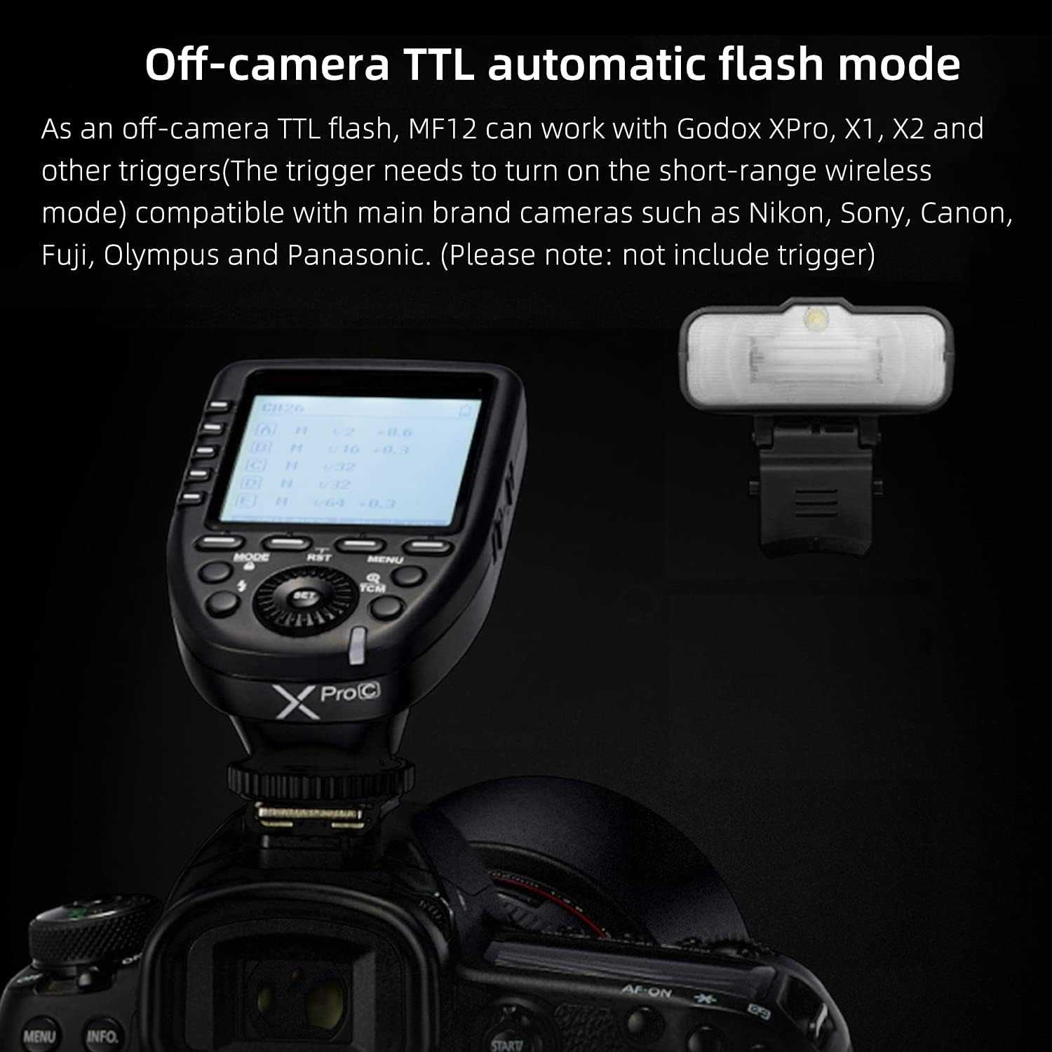 FLASH GODOX V1 TTL (Li-ion Round) Head Camera For Nikon