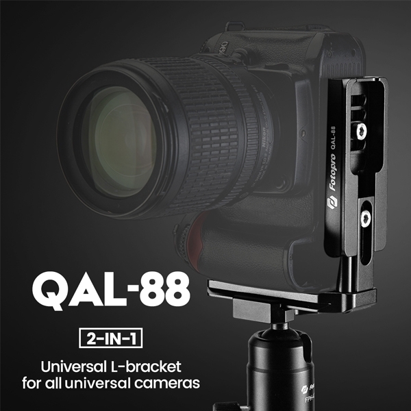 Fotopro L-Bracket QAL-88 เพลทขาตั้งกล้อง