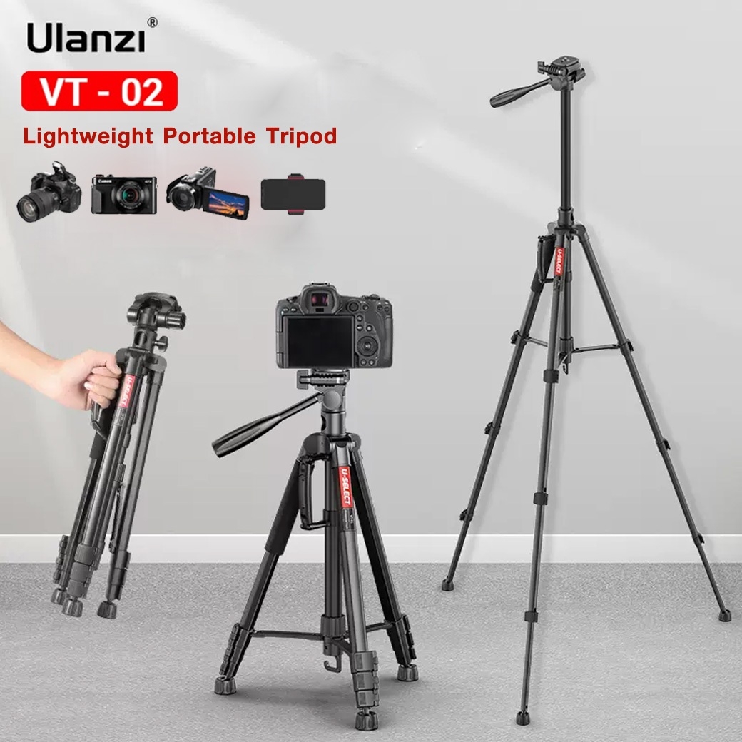 ULANZI EXTENDABLE TRIPOD VT-02 Monopod & Panoramic Tripod ULANZI EXTENDABLE TRIPOD VT-02 Monopod & Panoramic Tripod