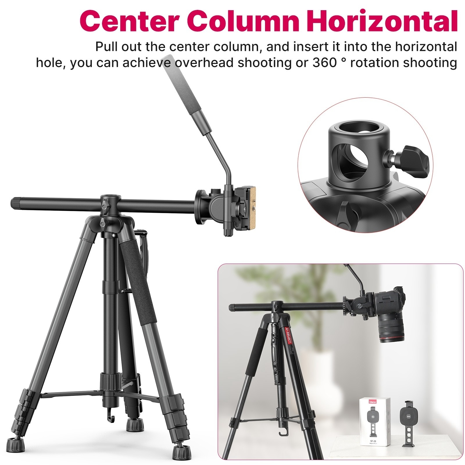 ULANZI EXTENDABLE TRIPOD GO-QUICK II SKU:3113