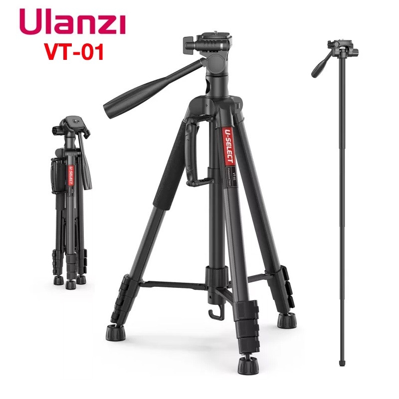 ULANZI EXTENDABLE TRIPOD VT-01 Monopod & Panoramic Tripod