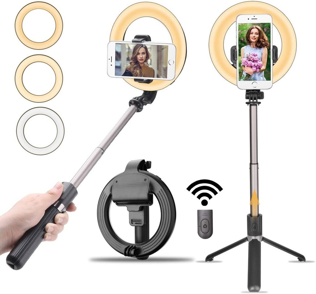 SELFIE STICK L07 RING LIGHT TRIPOD