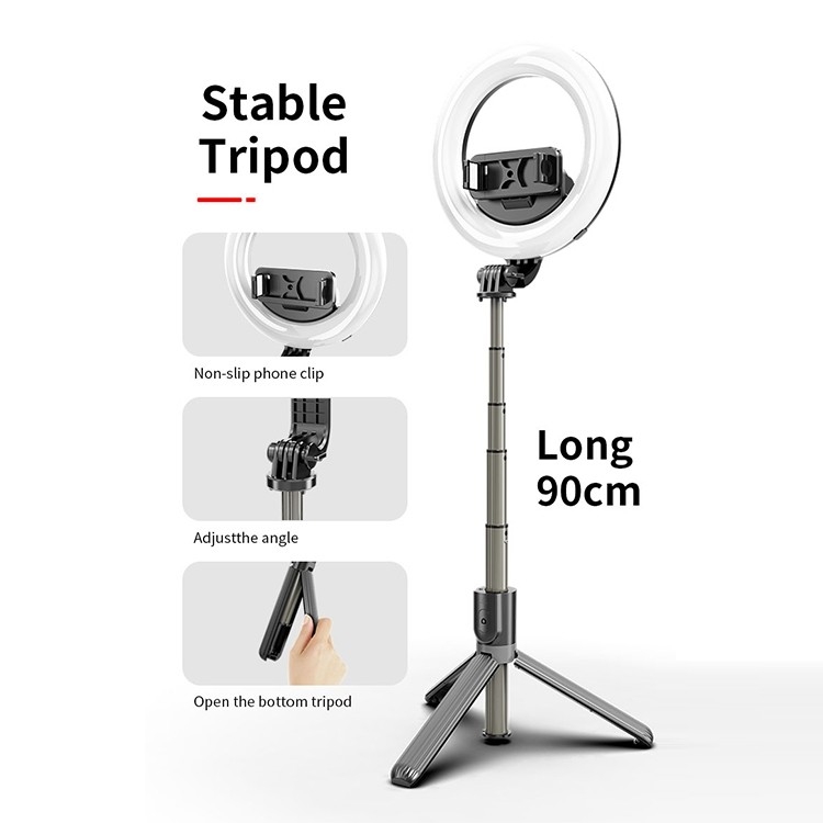 SELFIE STICK L07 RING LIGHT TRIPOD