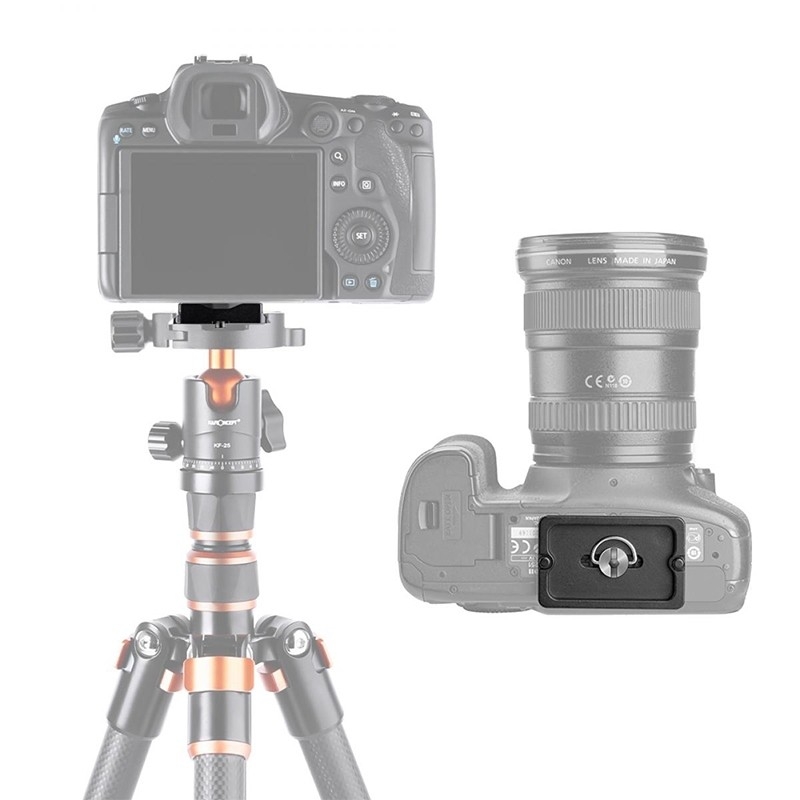 K&F Concept Tripod TM2235 Silver Aluminium ขาตั้งกล้อง