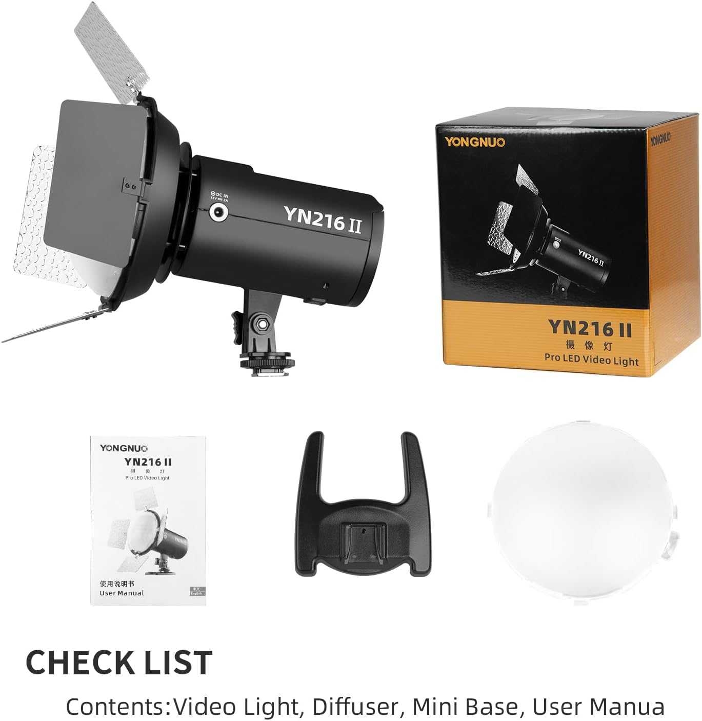 YONGNUO YN216 II Pro LED Video Light