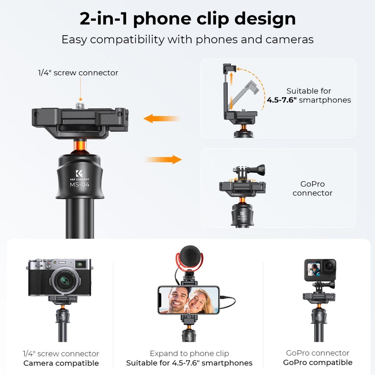 JIEYANG JY0508AM ​​ Max Load 5KG Camera Tripod For Video Stand DSLR  ขาตั้งกล้อง