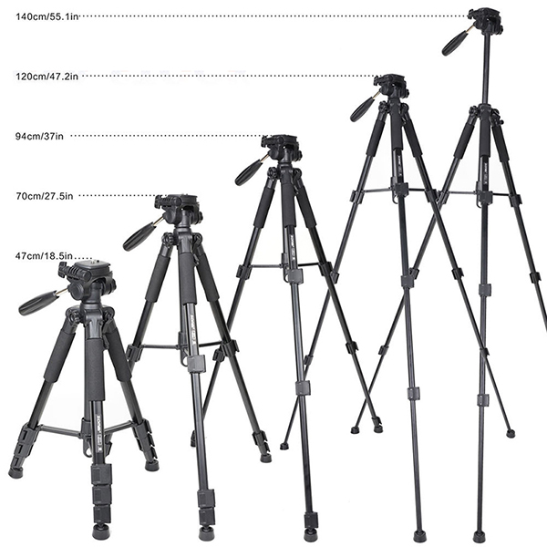 K&F Concept MT-01 mini Tripod Grey Aluminium  ขาตั้งกล้อง