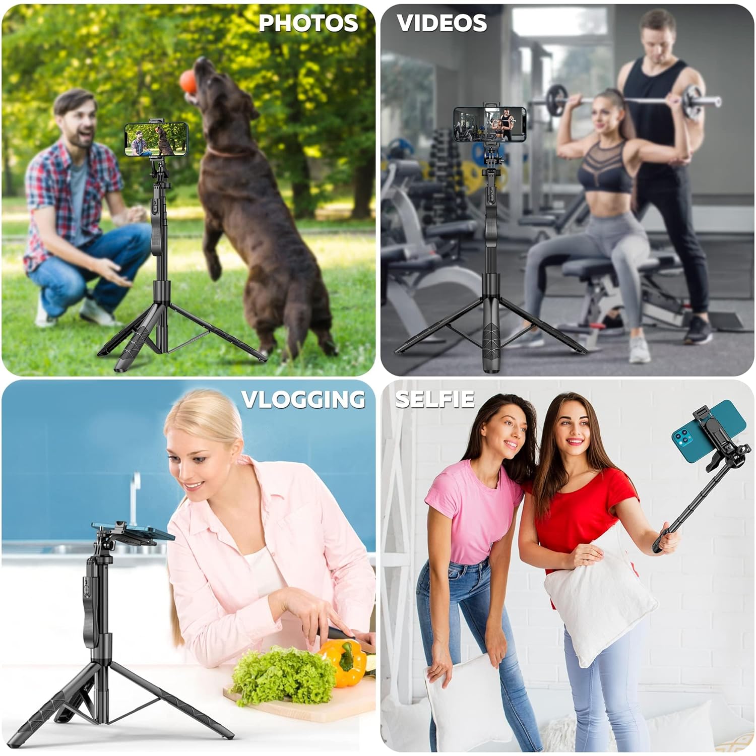 LONG SELFIE STICK TRIPOD L16 LED2