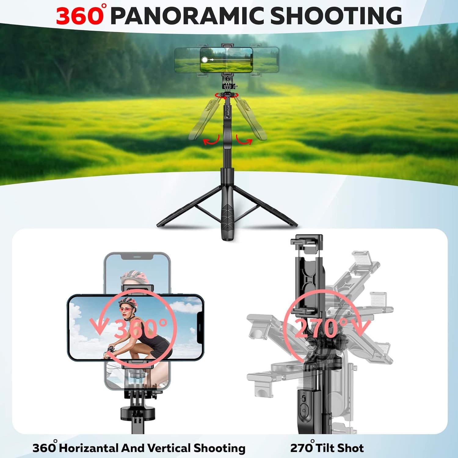 LONG SELFIE STICK TRIPOD L16 LED2