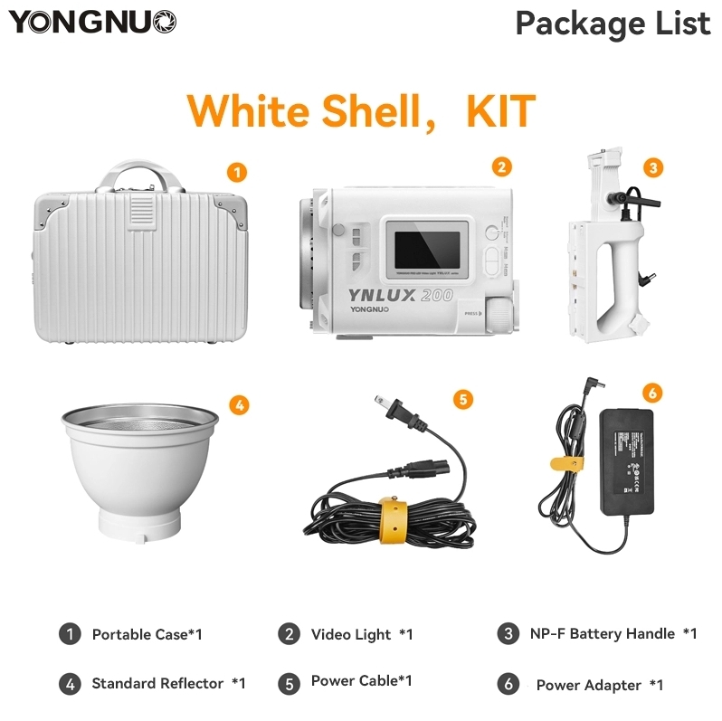 LED YONGNUO YNLUX200 KIT BI-COLOR 