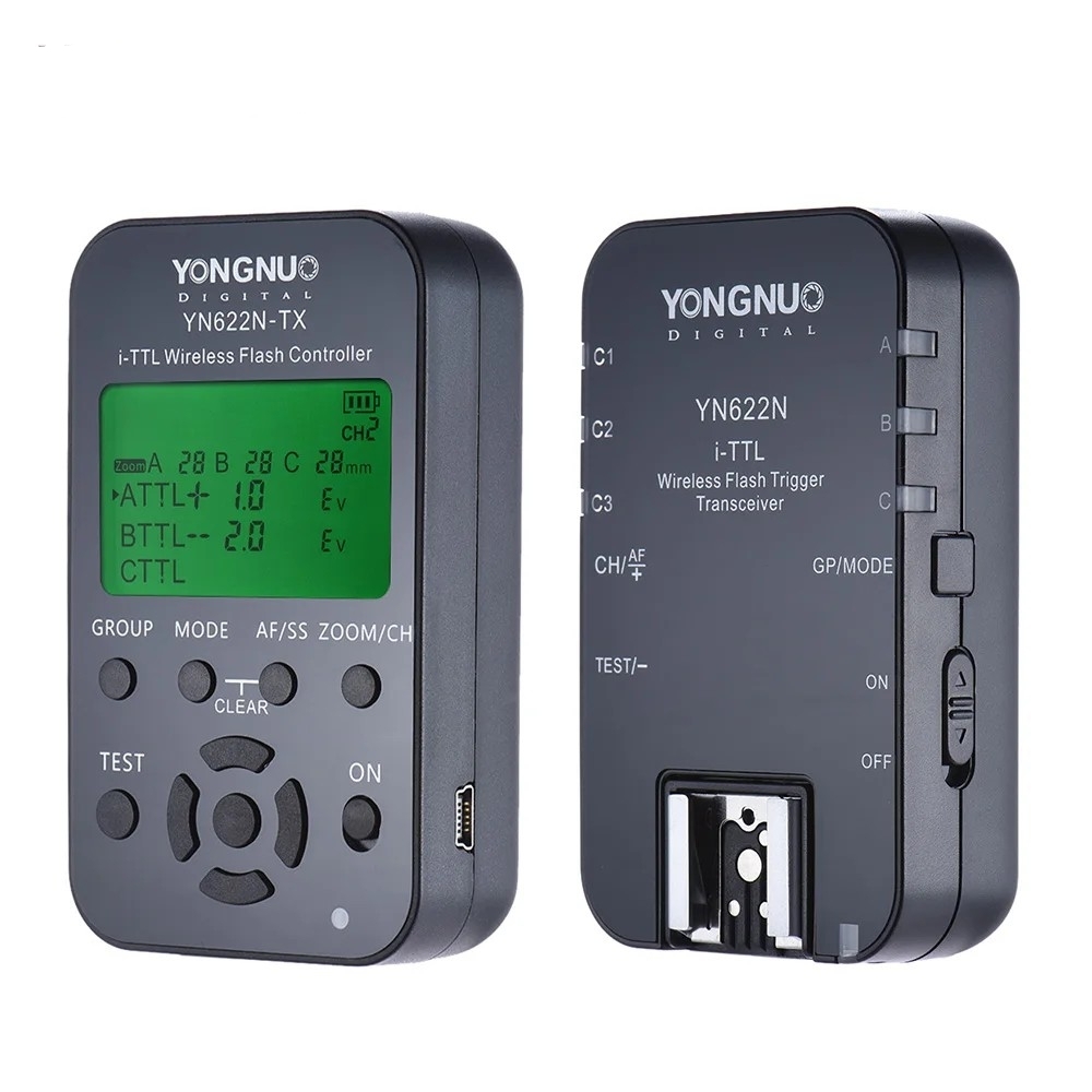 YONGNUO YN622N-KIT Wireless i-TTL Trigger with LED Screen for Nikon YONGNUO YN622N-KIT Wireless i-TTL Trigger with LED Screen for Nikon