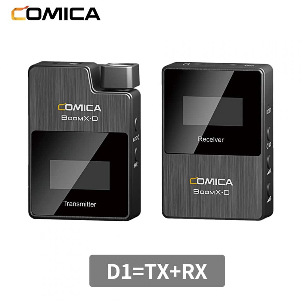 COMICA 2.4G DIGITAL WIRELESS MICROPHONE BOOMX-D D1 COMICA 2.4G DIGITAL WIRELESS MICROPHONE BOOMX-D D1