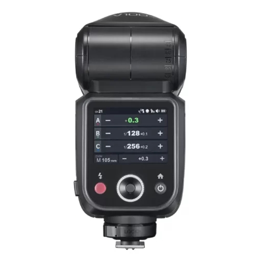 FLASH GODOX V100 TTL LION-ROUND HEAD CAMERA