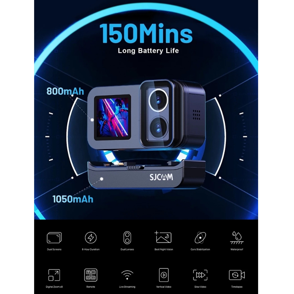 SJCAM SJ20 DUAL LENS Action Camera