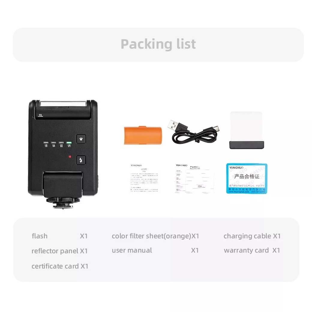 YONGNUO YN6 mini Flash universal for Canon Nikon Sony Fuji Olympus