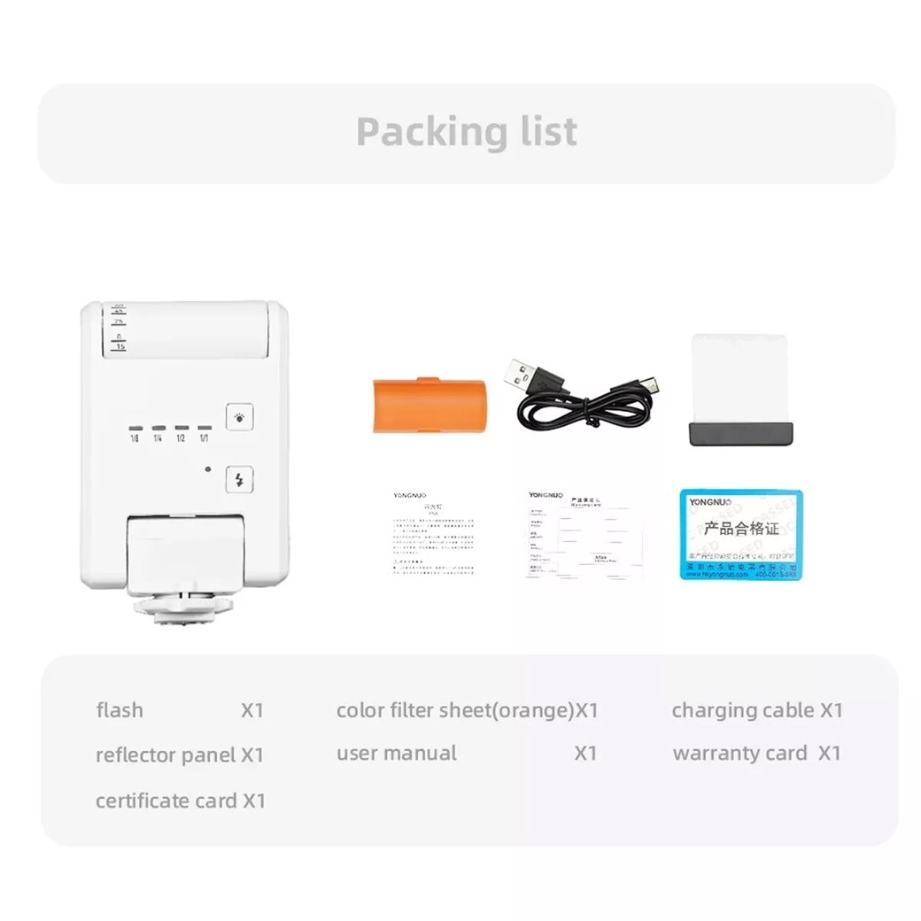 YONGNUO YN6 mini Flash universal for Canon Nikon Sony Fuji Olympus