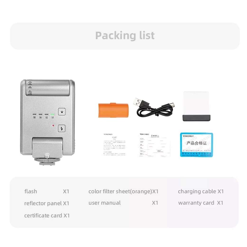 YONGNUO YN6 mini Flash universal for Canon Nikon Sony Fuji Olympus