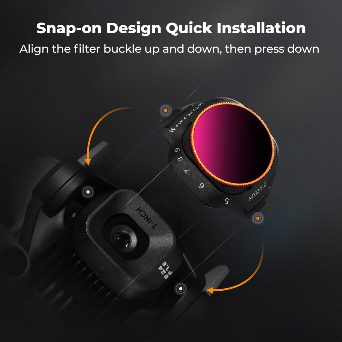 K&F Concept FILTER NANO-X ND32-512 FOR MINI 5 PRO (KF02.0004)