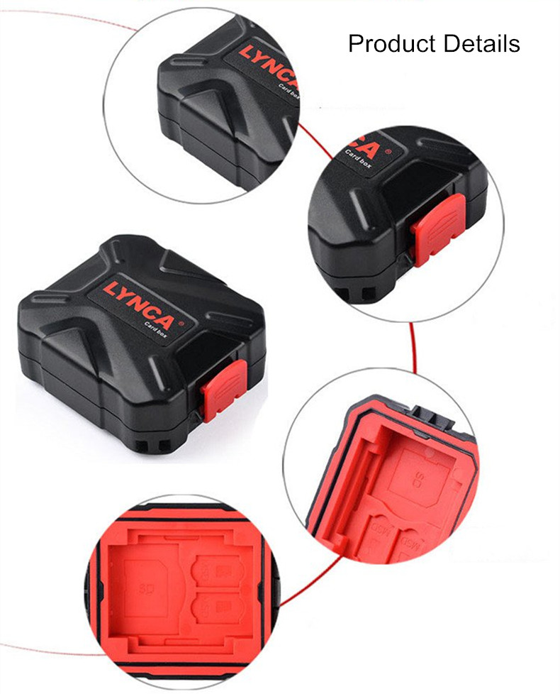 กล่องใส่การ์ด LYNCA KH5 MEMORY CARD BOX