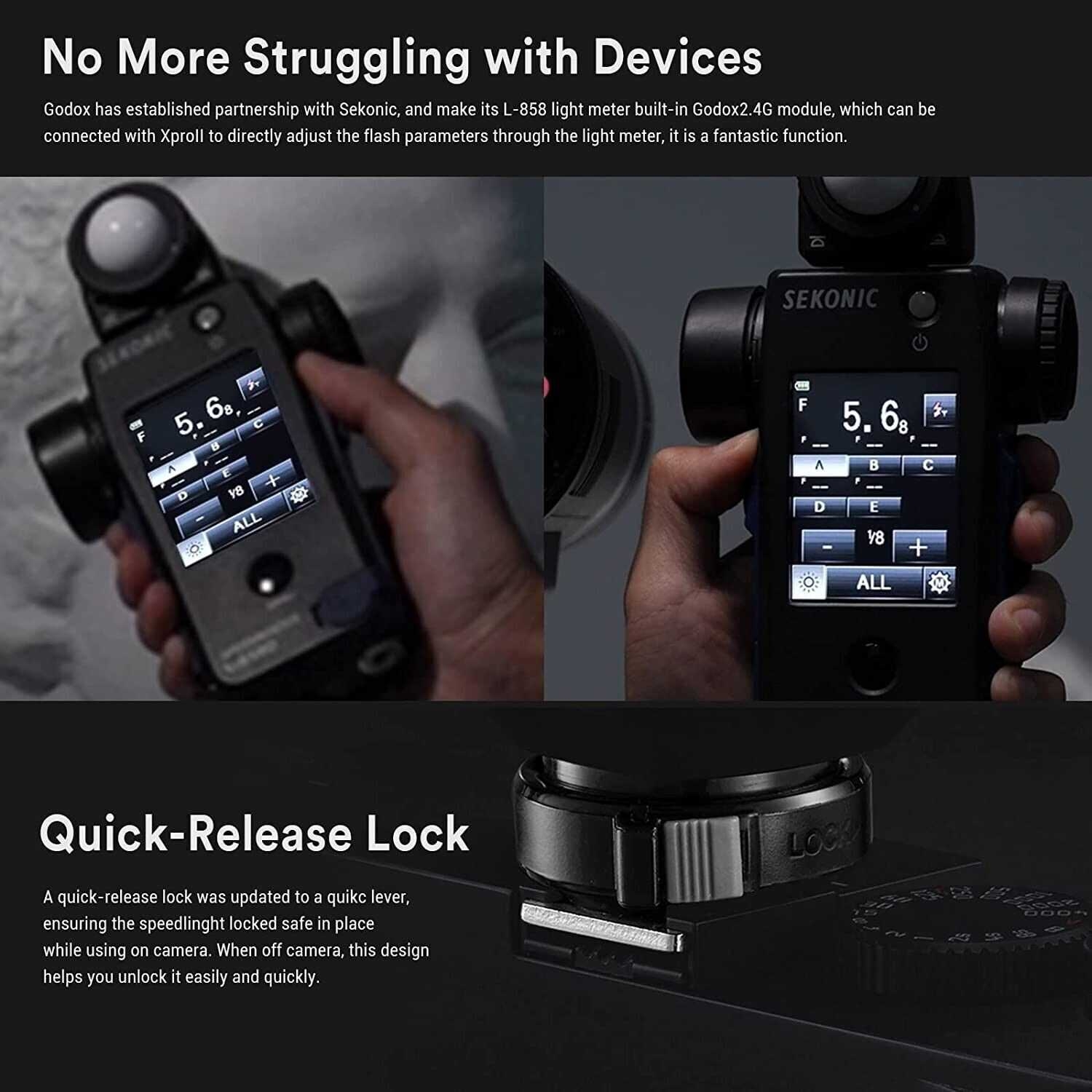 Godox XPRO II TTL Wireless Flash Trigger for Panasonic/Olympus