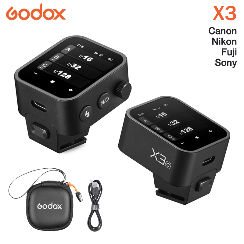 Godox X3 Touch Screen TTL Wireless Flash Trigger 2.4GHz
