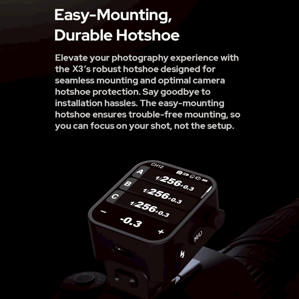 Godox X3 Touch Screen TTL Wireless Flash Trigger 2.4GHz