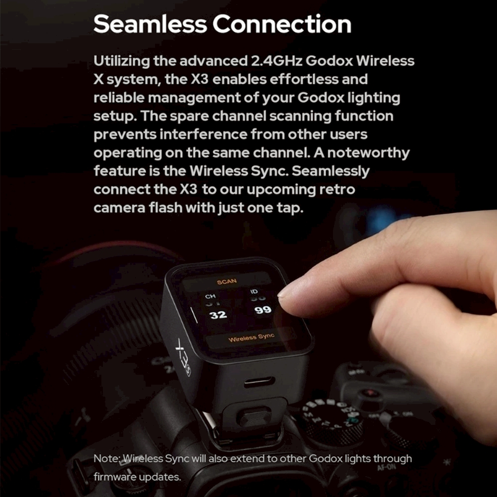 Godox X3 Touch Screen TTL Wireless Flash Trigger 2.4GHz